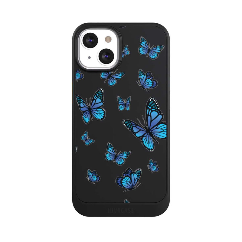 iPhone 13 NIVOcore Schmetterlingmuster Transparent