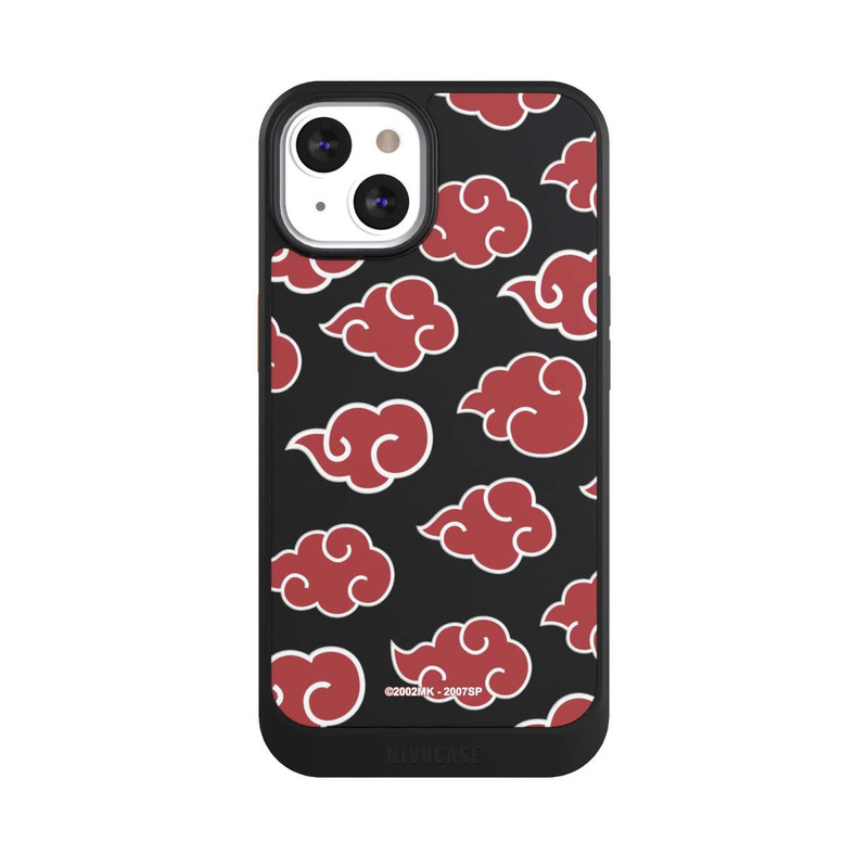 iPhone 13 NIVOcore Akatsuki Pattern Transparent