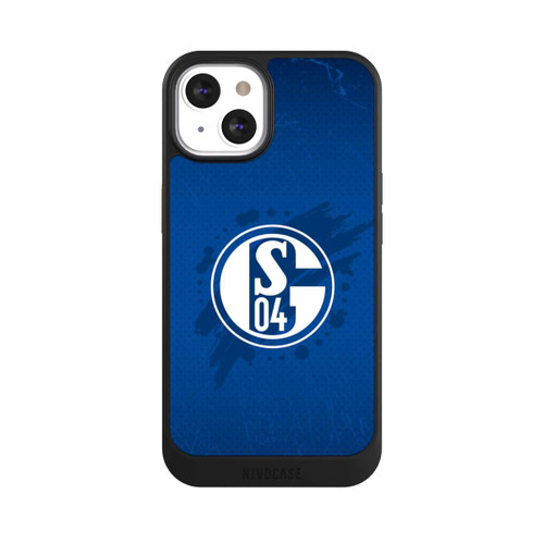 Apple iPhone 13 NIVOcore Schalke 04 Farbe Fleck Blau