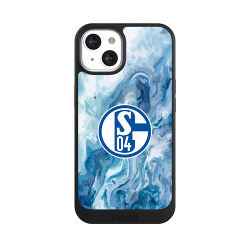 Apple iPhone 13 NIVOcore Schalke 04 Flüssig Blau