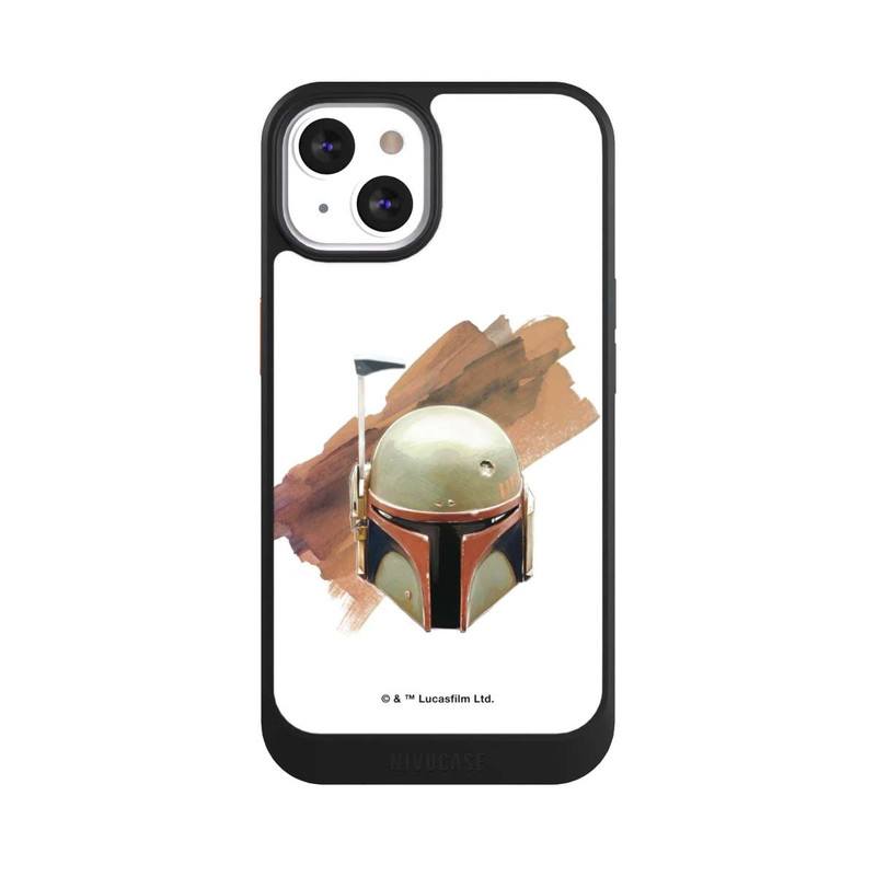 iPhone 13 NIVOcore Casque Boba Fett Blanc