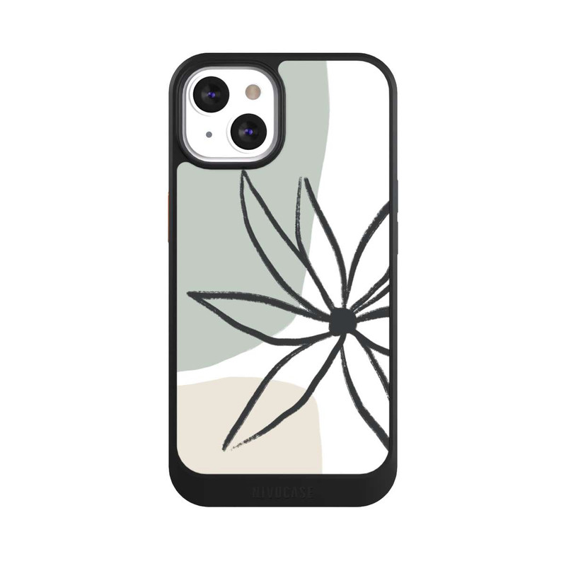 iPhone 13 NIVOcore Blume Minze und Sahne
