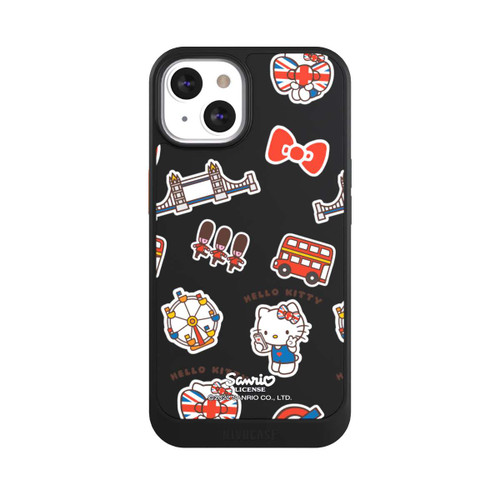 Apple iPhone 13 NIVOcore Hello Kitty Londoner Abzeichen Transparent