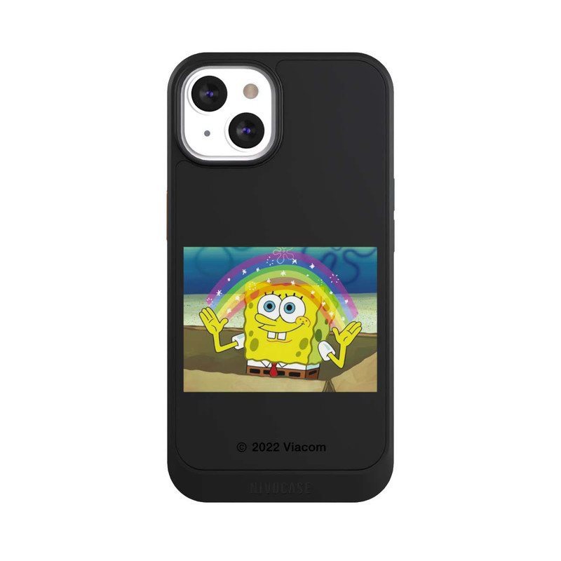 iPhone 13 NIVOcore Spongebob - Regenbogen Meme transparent