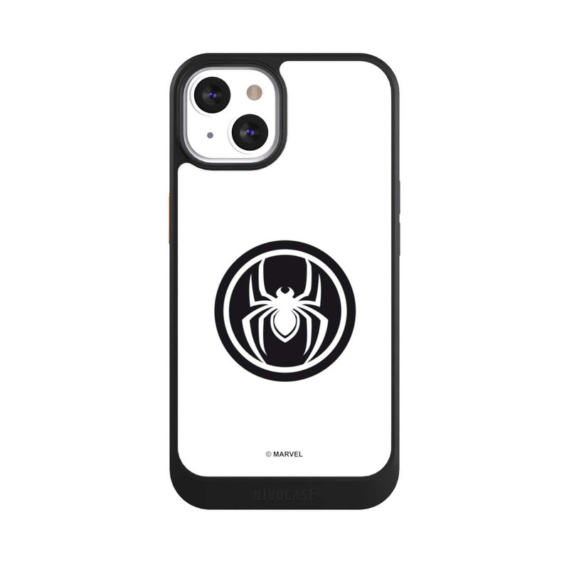 iPhone 13 NIVOcore Spider-Man Spider Logo White