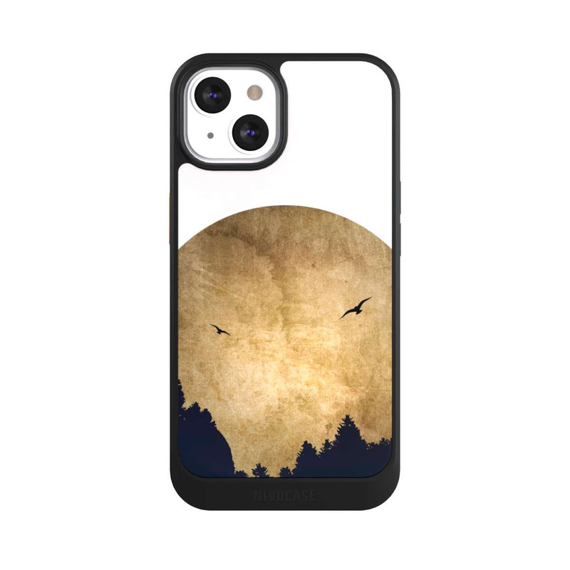 iPhone 13 NIVOcore Deux oiseaux et la lune