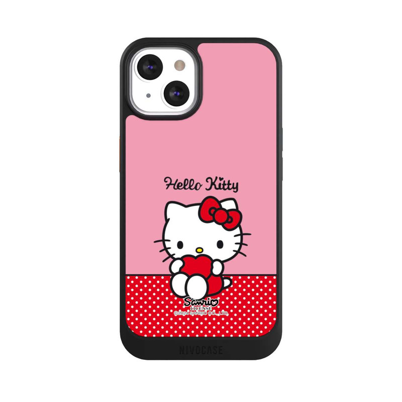 iPhone 13 NIVOcore Hello Kitty sitzend mit Herz