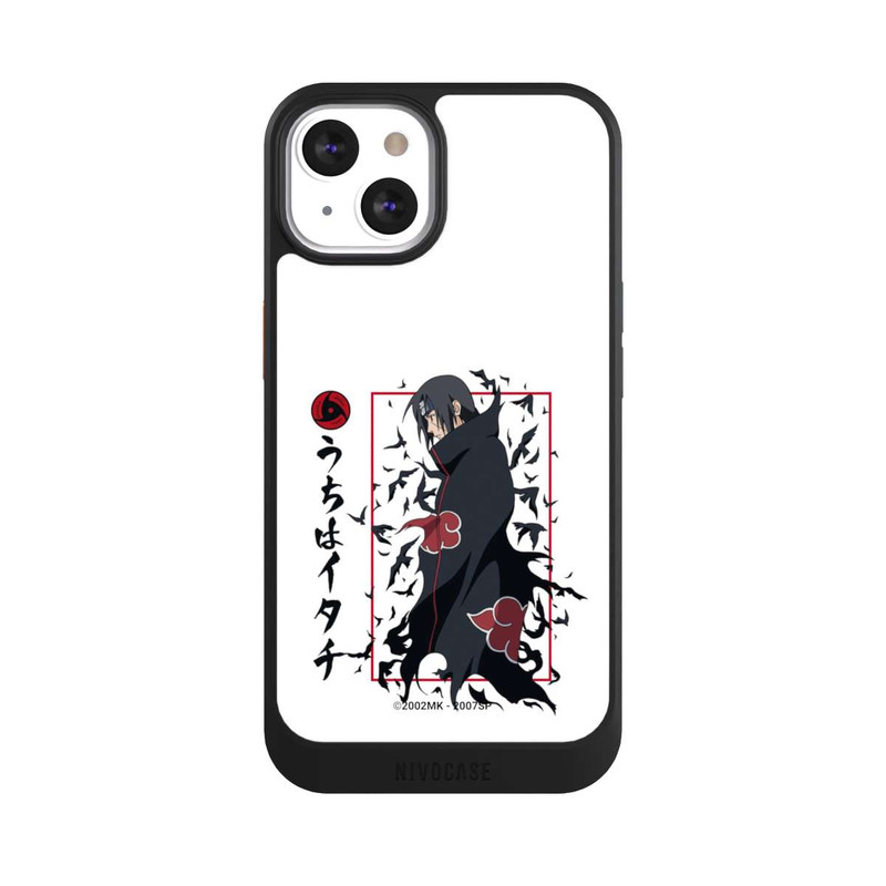 iPhone 13 NIVOcore Itachi Krähen Weiß