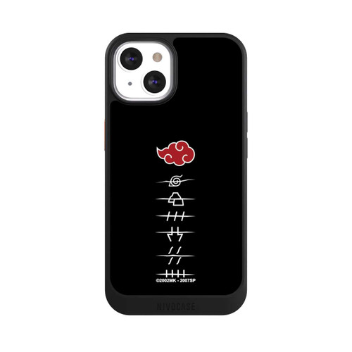 Apple iPhone 13 NIVOcore Symboles des membres de l'Akatsuki noirs
