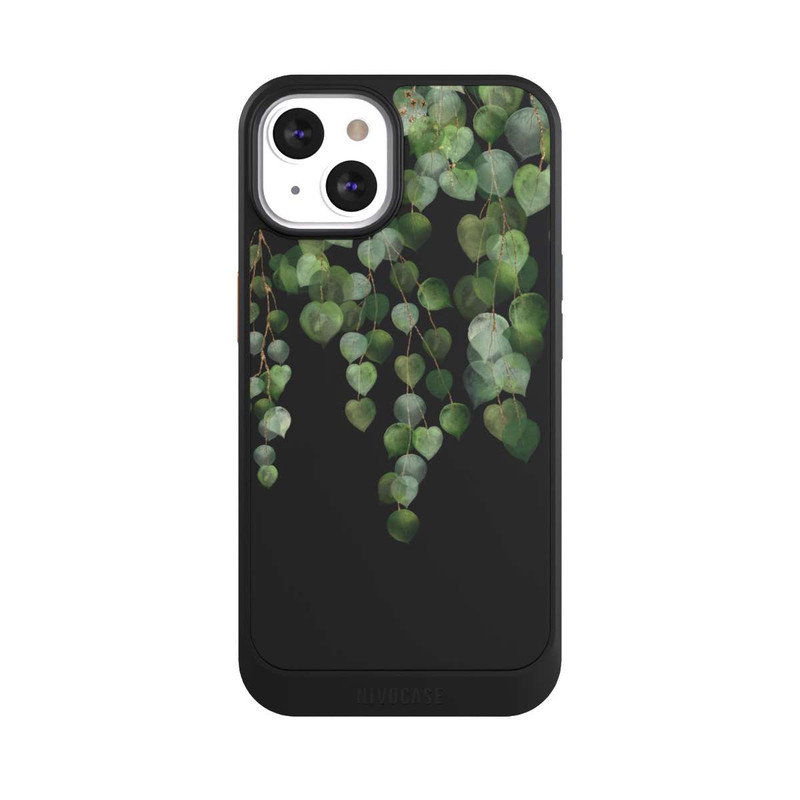 iPhone 13 NIVOcore Eucalyptus Hanging Watercolor Transparent