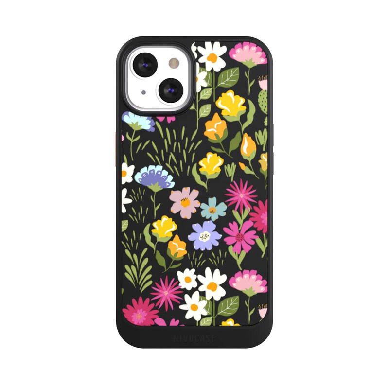 iPhone 13 NIVOcore Bunte Sommerblumen Transparent