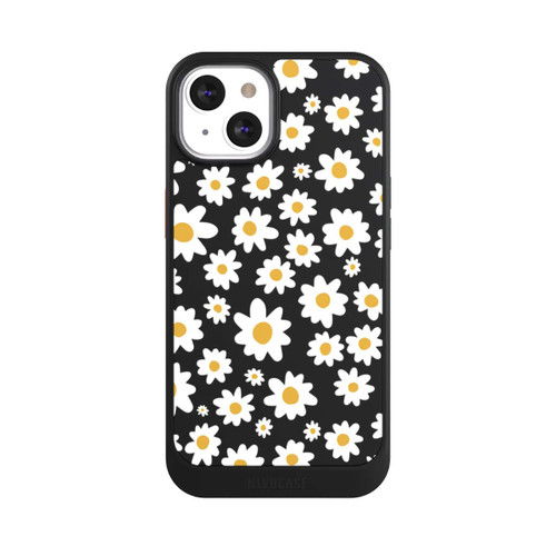 Apple iPhone 13 NIVOcore Daisy Flower Seamless Pattern Transparent