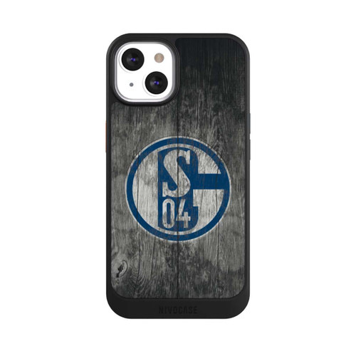 Apple iPhone 13 NIVOcore Schalke 04 Holz Look