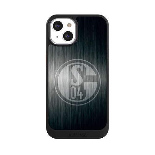 Apple iPhone 13 NIVOcore Schalke 04 Metall Look