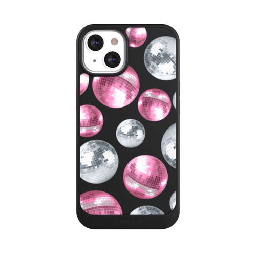 Apple iPhone 13 NIVOcore Discokugel Show Pink Transparent