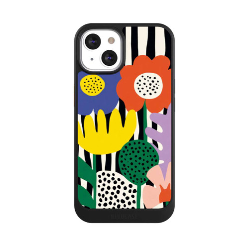 Apple iPhone 13 NIVOcore Flowers Striped Background