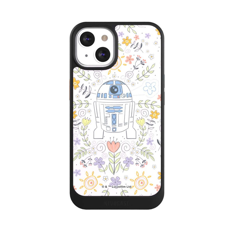 iPhone 13 NIVOcore R2D2 Blumen Muster