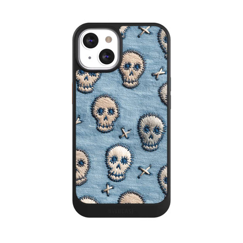 Apple iPhone 13 NIVOcore Skulls on Jeans Pattern