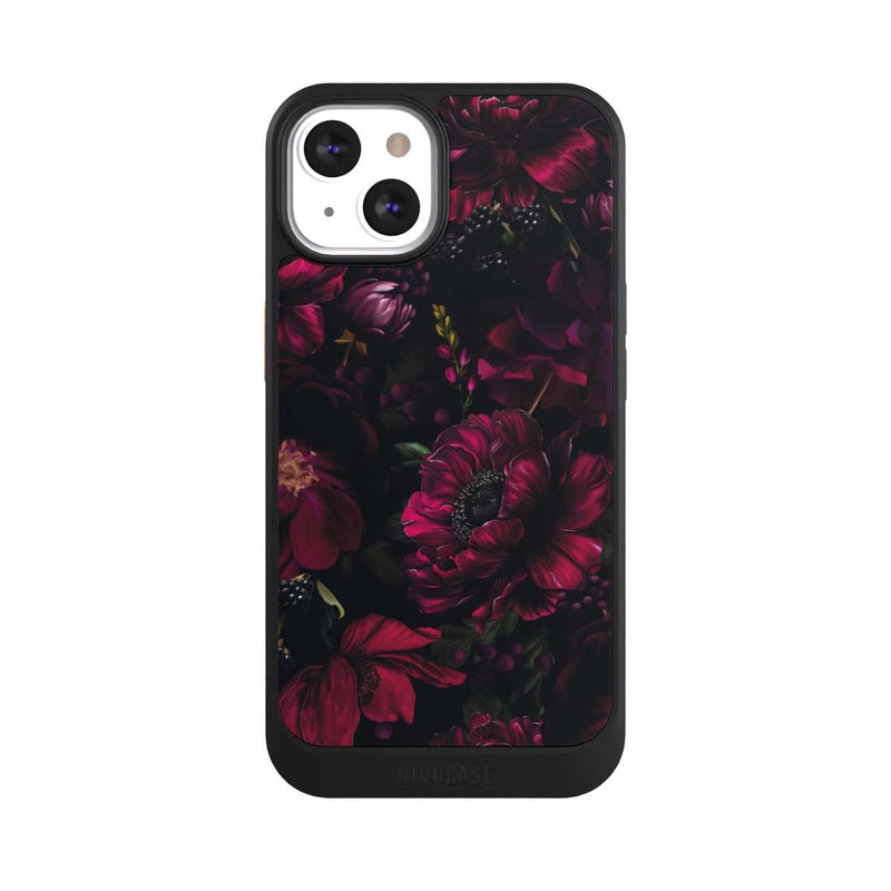 iPhone 13 NIVOcore Dark Red Flower Love