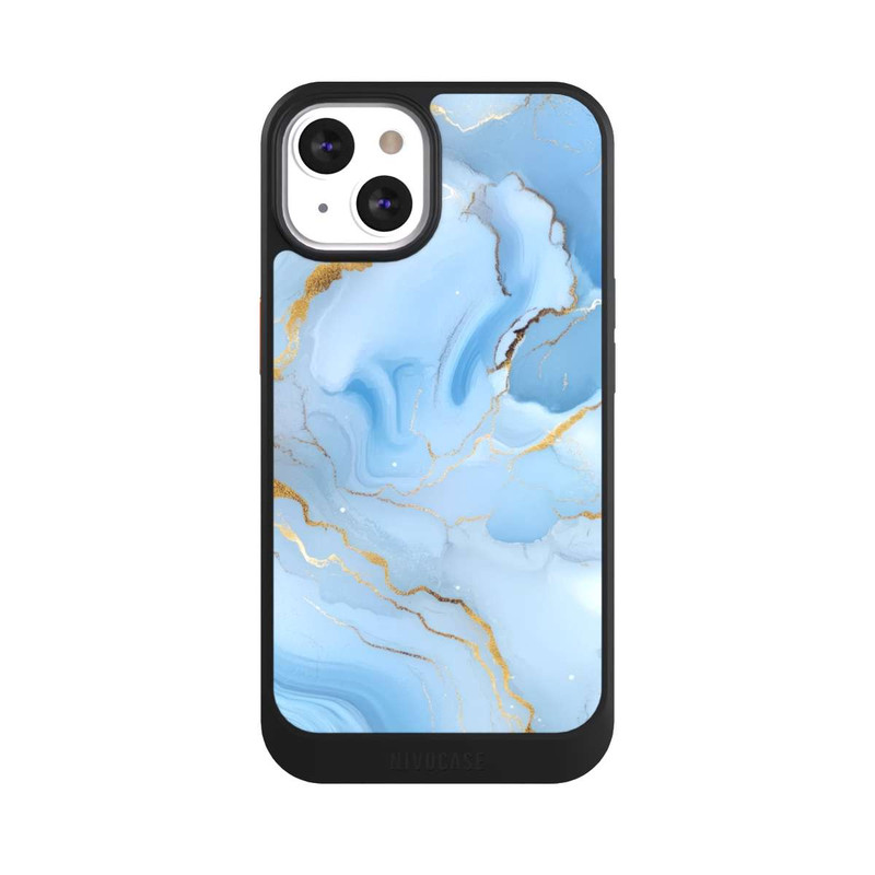 iPhone 13 NIVOcore Blauer Marmor