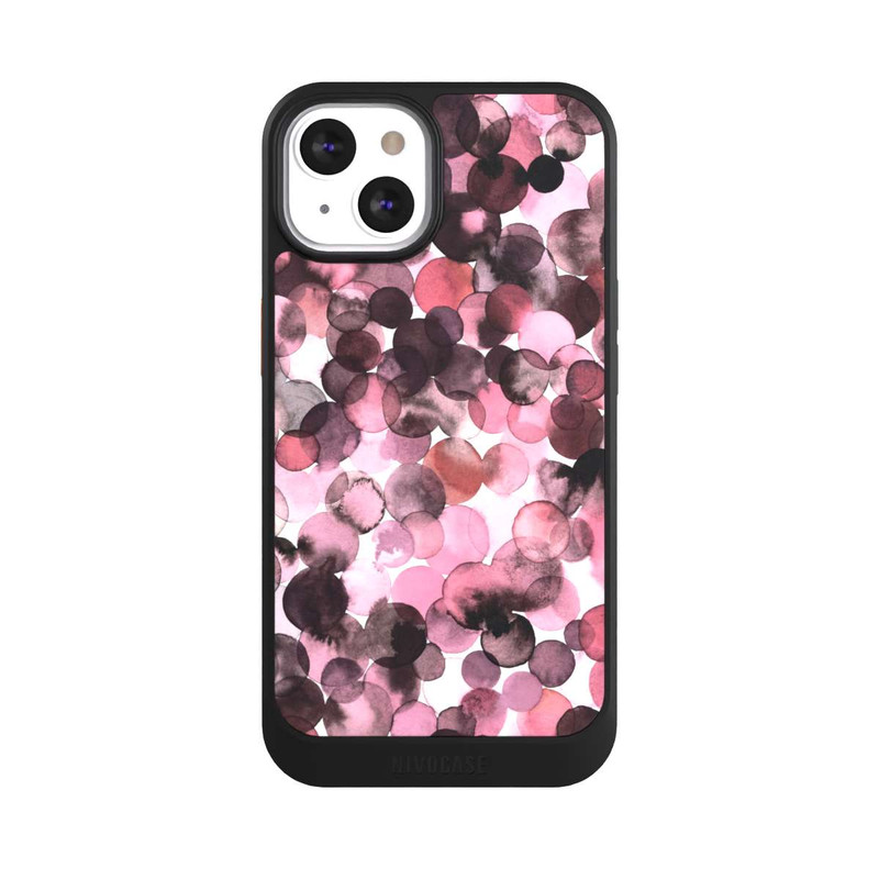 iPhone 13 NIVOcore Purple Dots Watercolor