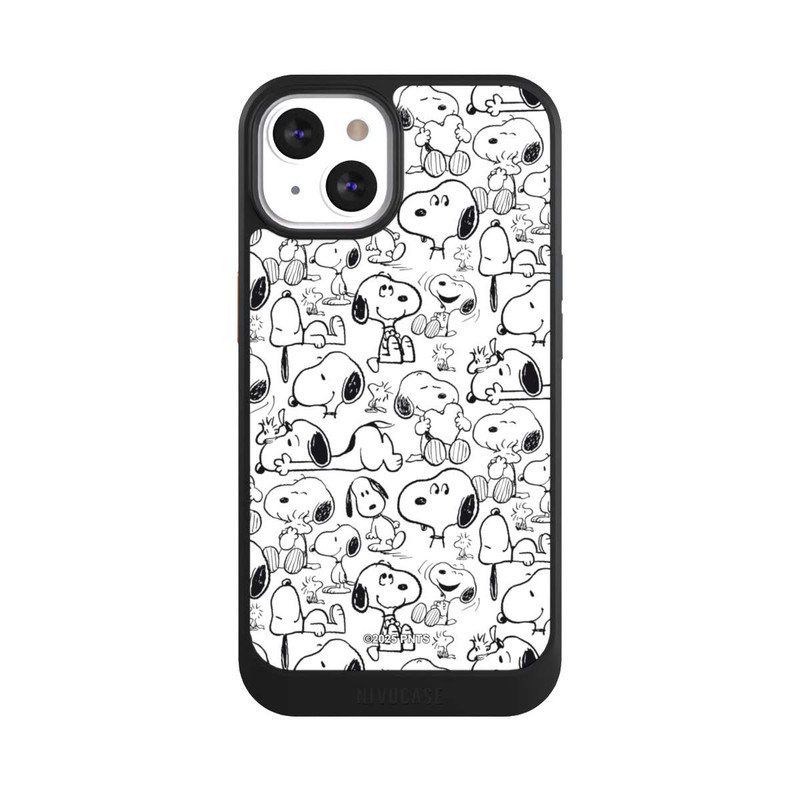 iPhone 13 NIVOcore Classic Snoopy Pattern White