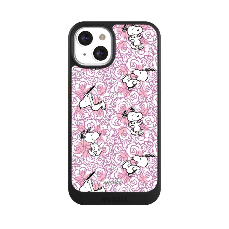 iPhone 13 NIVOcore Peanuts Pink Roses Pattern