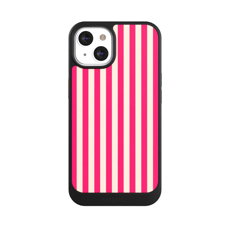 iPhone 13 NIVOcore Stripes Red Popcorn Look