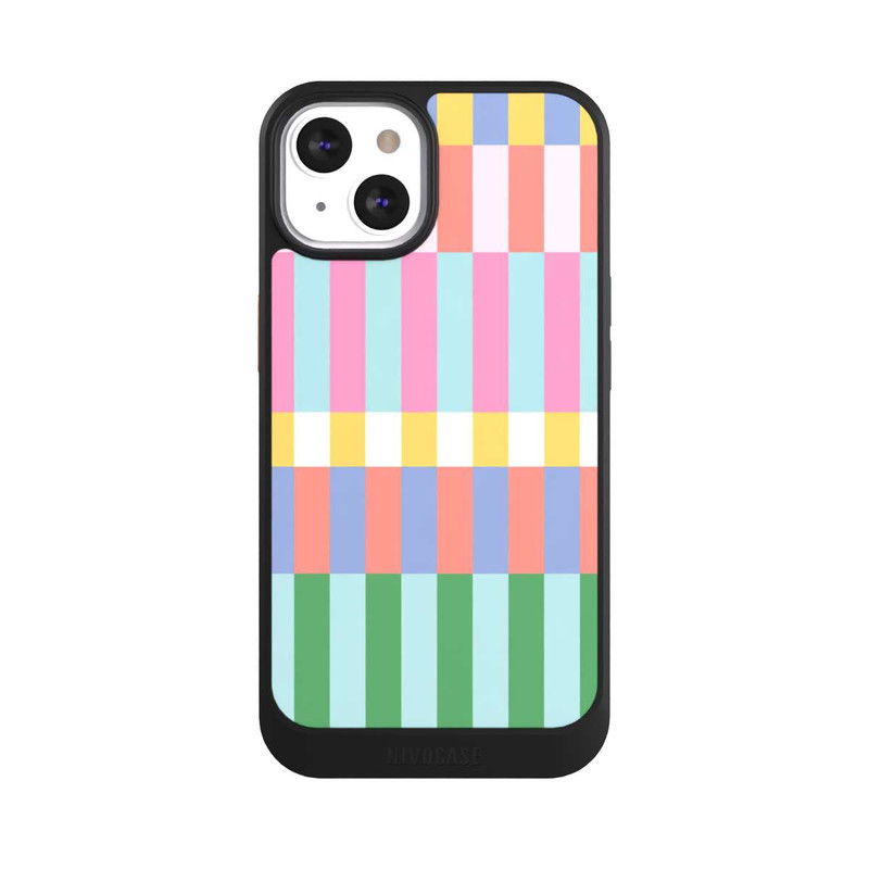 iPhone 13 NIVOcore Checked Theme Pastel