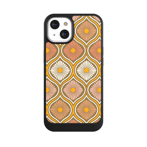 Apple iPhone 13 NIVOcore Groovy 70s Retro Mid-Century Daisy Flowers