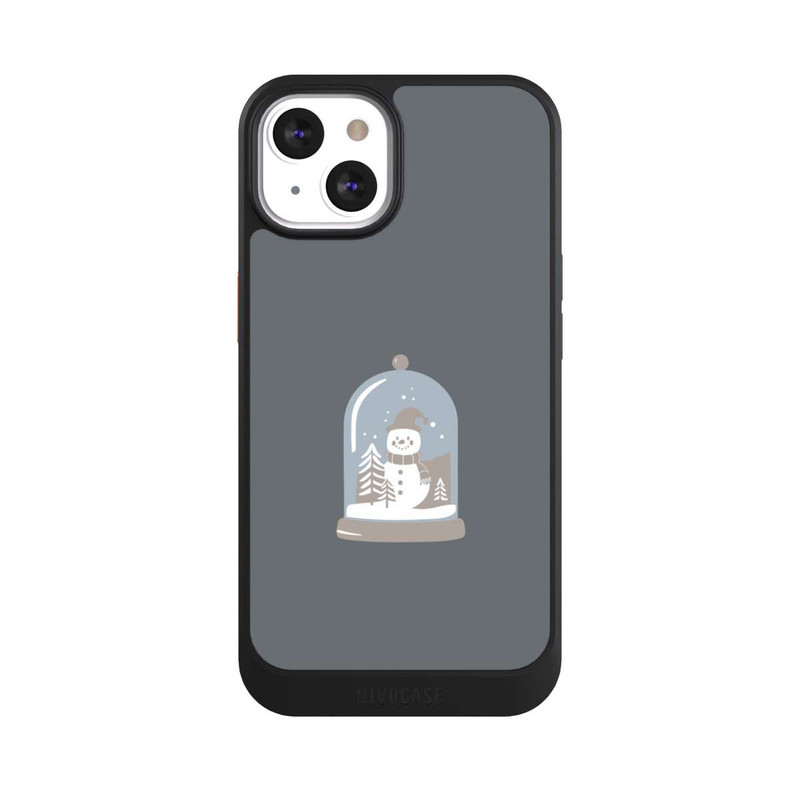 iPhone 13 NIVOcore Minimalist Snow Globe with Snowman
