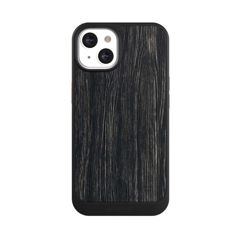 iPhone 13 NIVOcore Dark Wood Texture