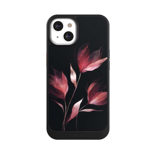 Apple iPhone 13 NIVOcore Burgunderrote Blume Negativ
