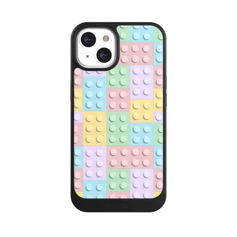 iPhone 13 NIVOcore Modèle de blocs colorés