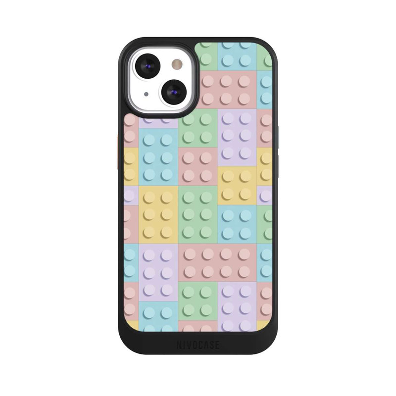 iPhone 13 NIVOcore Modèle de blocs colorés