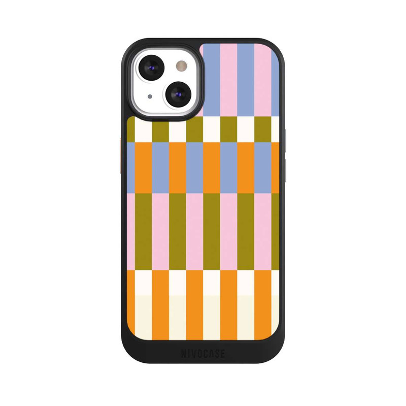 iPhone 13 NIVOcore Thème à Carreaux Colorés et Audacieux