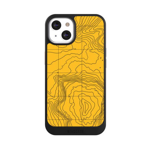 Apple iPhone 13 NIVOcore Berg gelbe Linien