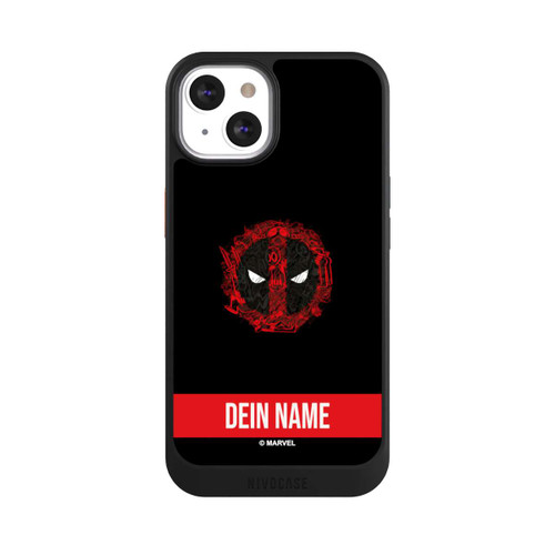 Apple iPhone 13 NIVOcore Deadpool Logo Personalisierbar