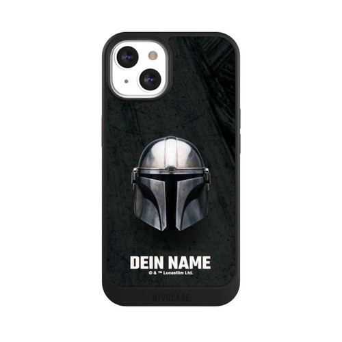 Apple iPhone 13 NIVOcore Star Wars Mandalorian Black Helmet personnalisable