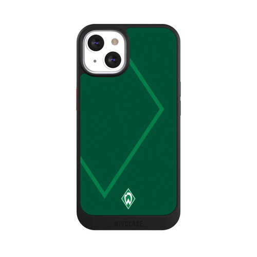 Apple iPhone 13 NIVOcore Werder Grün Rautenelement