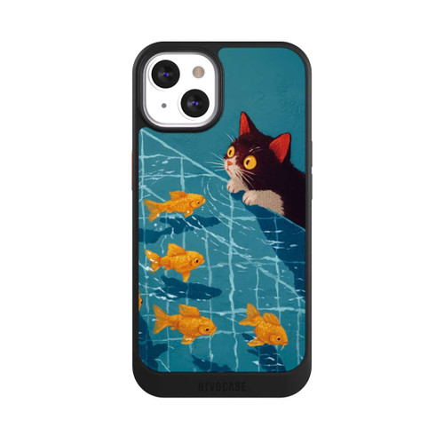 Apple iPhone 13 NIVOcore Die Katze im Pool mit KI