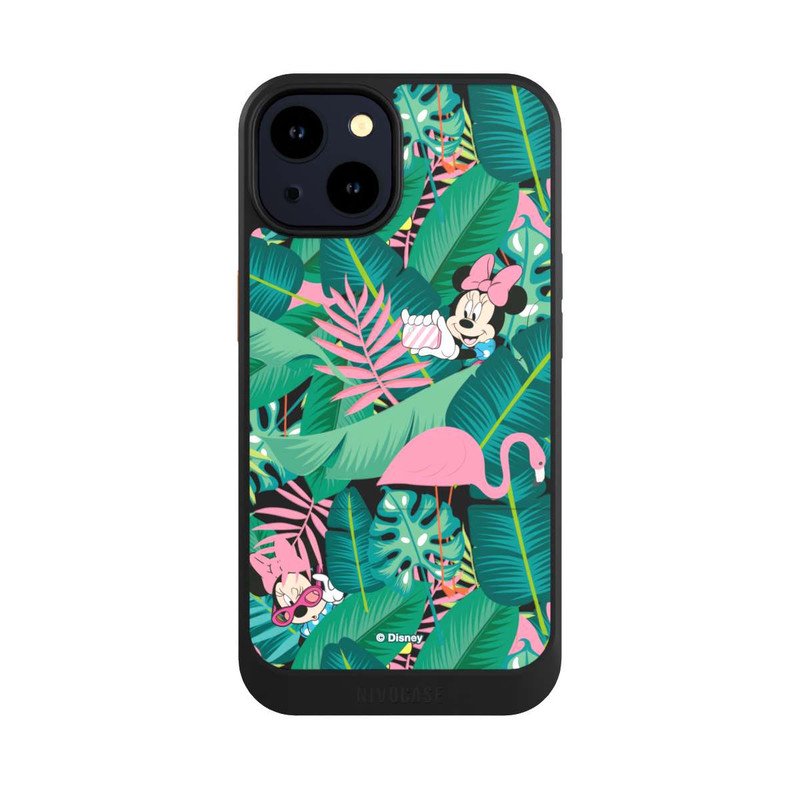 iPhone 14 NIVOcore Minnie Summer Palm Leaves Transparent