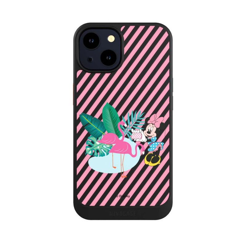iPhone 14 NIVOcore Minnie Flamingo Transparent
