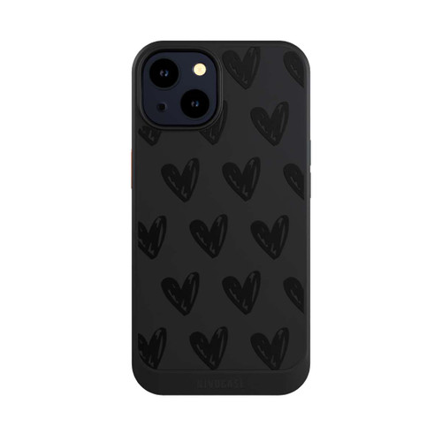 Apple iPhone 14 NIVOcore Herzen Schwarz ohne Hintergrund