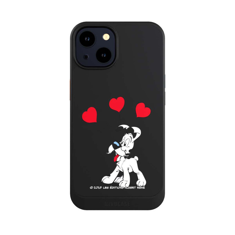 iPhone 14 NIVOcore Amour Idéfix Transparent