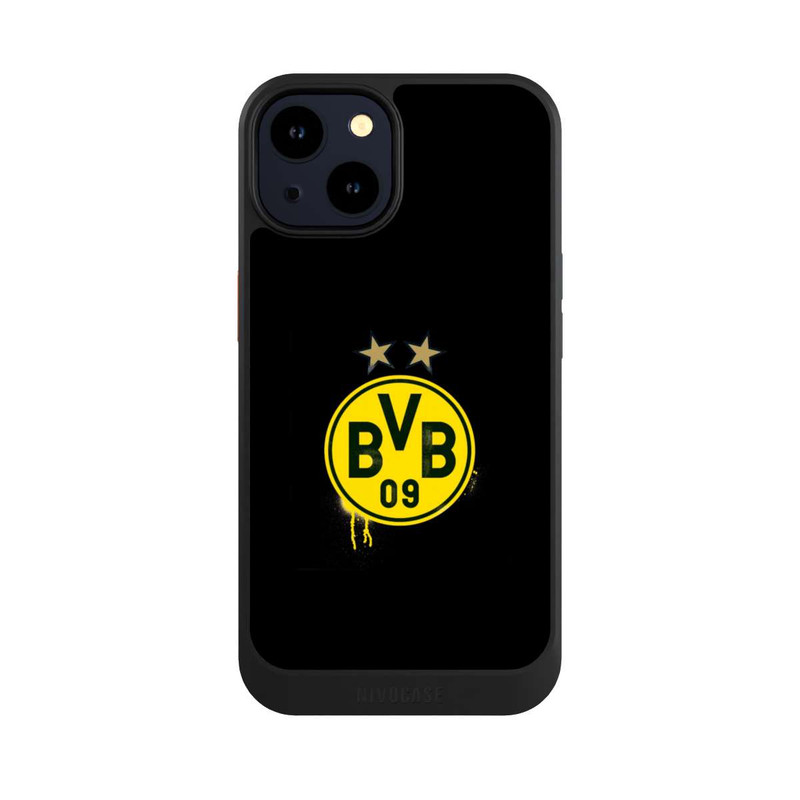 iPhone 14 NIVOcore Spraylogo 2 Sterne - BVB