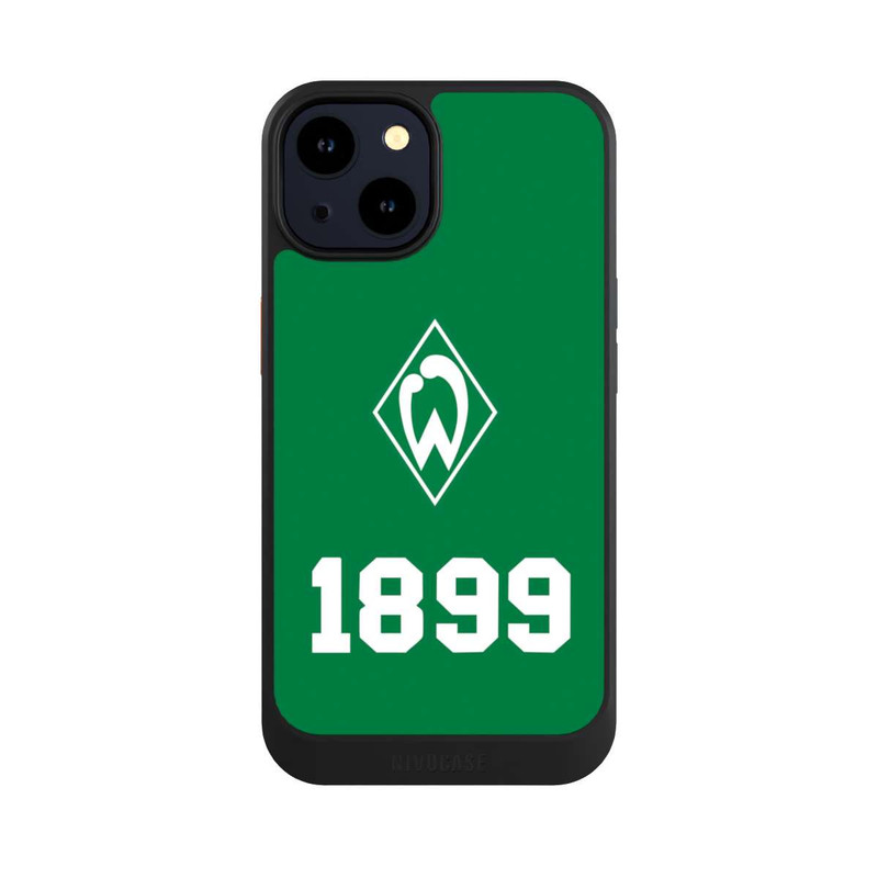 iPhone 14 NIVOcore 1899 Grün-Weiß Lebenslang Grün - Werder Bremen