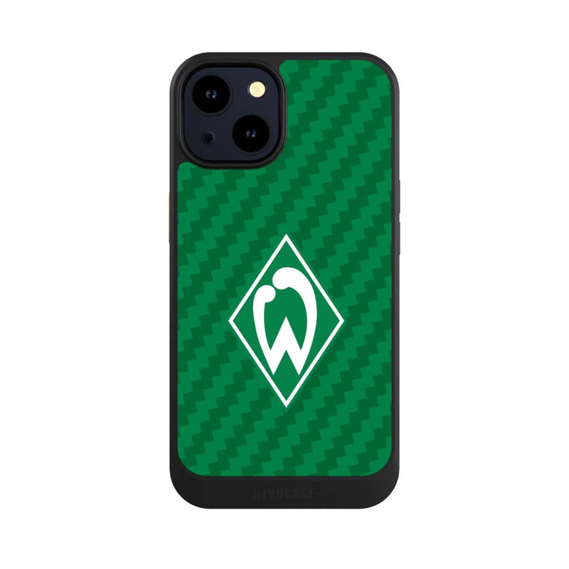 iPhone 14 NIVOcore Carbonlook - Werder Bremen