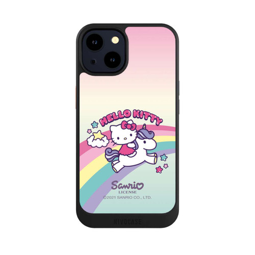 Apple iPhone 14 NIVOcore Hello Kitty Regenbogen 