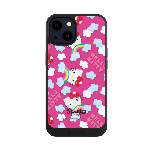 Apple iPhone 14 NIVOcore Hello Kitty Regenbogenmuster